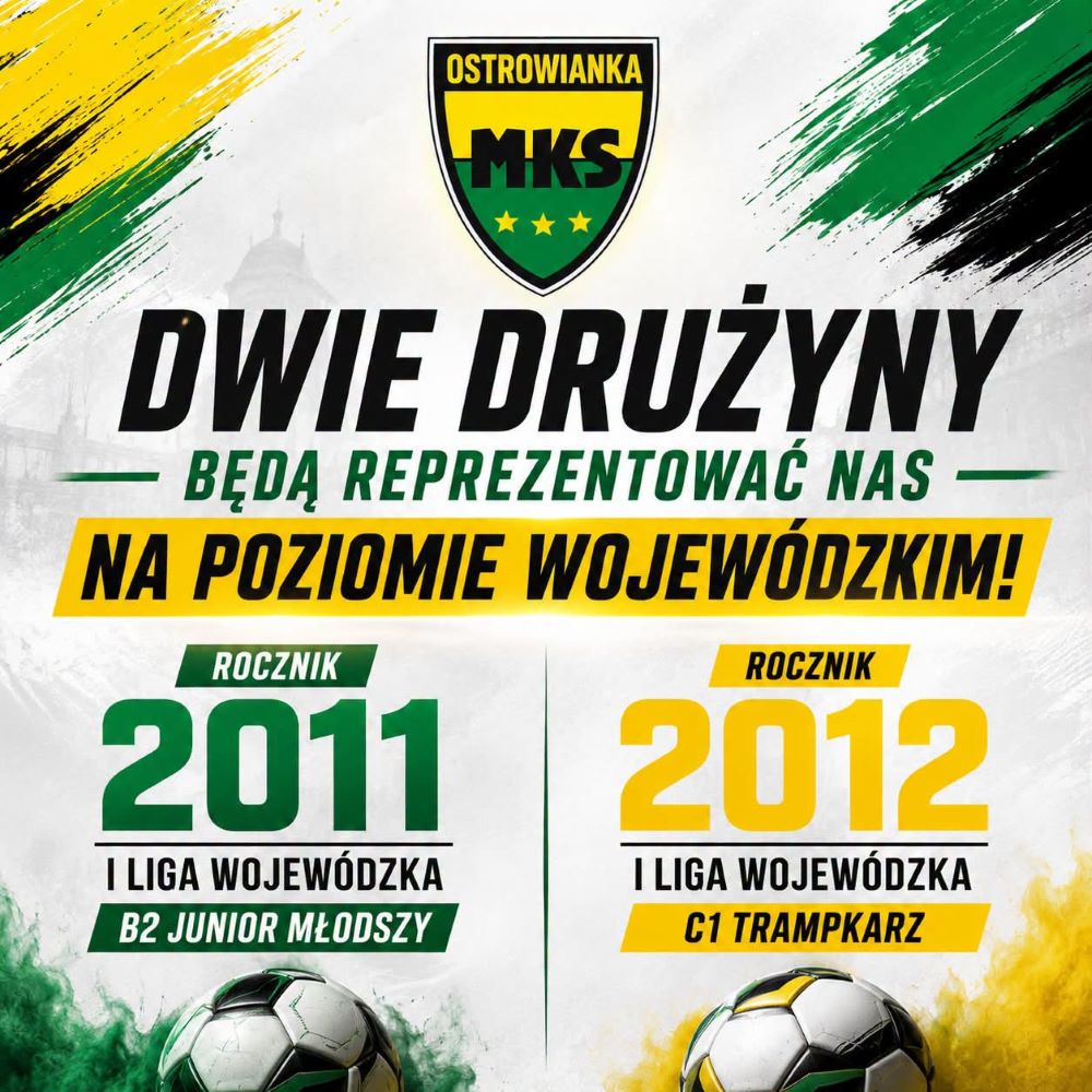 MKS Ostrowianka zapisuje nowy rozdział. Dwa zespoły w I Lidze Wojewódzkiej